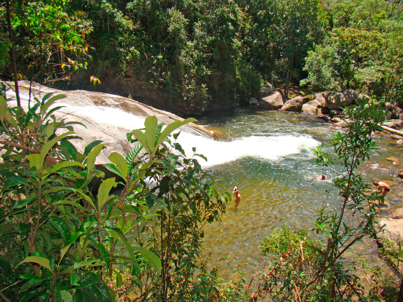 Turismo - Cachoeira do Escorrega - Pousada Chalés Recanto do Sossego